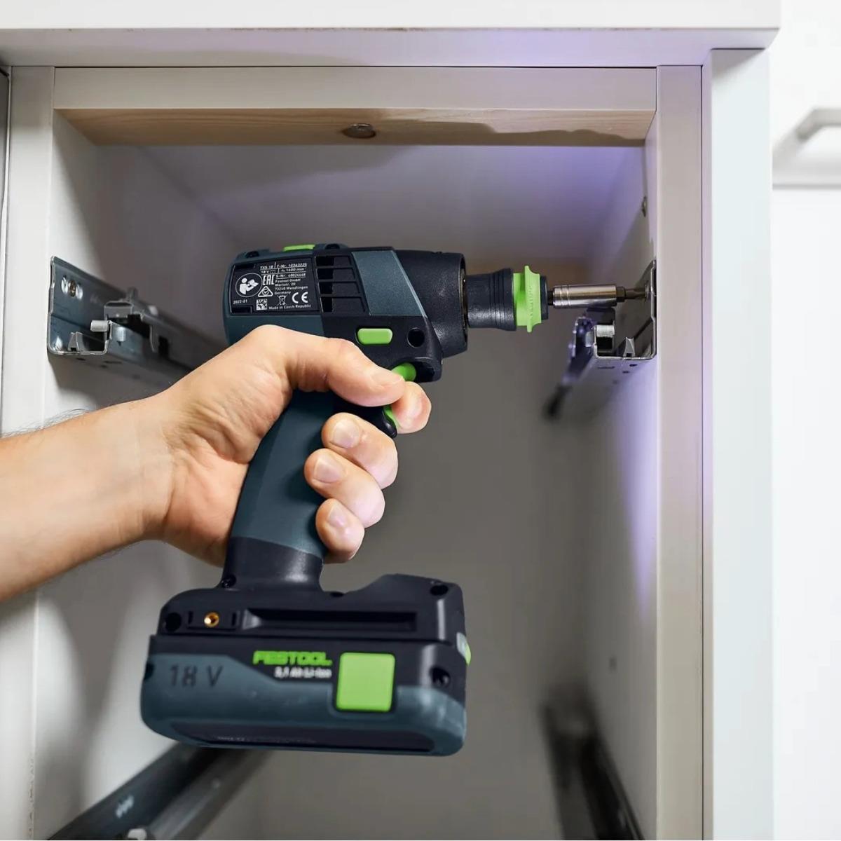 Festool TXS 18 TBX4,0 I-Set 18V Brushless Drill Driver with 2 x 4.0Ah Battery & Charger in Systainer - 579351