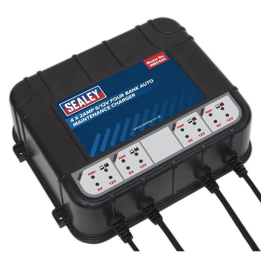 Sealey MBC420 6/12V Four Bank Auto Maintenance Charger