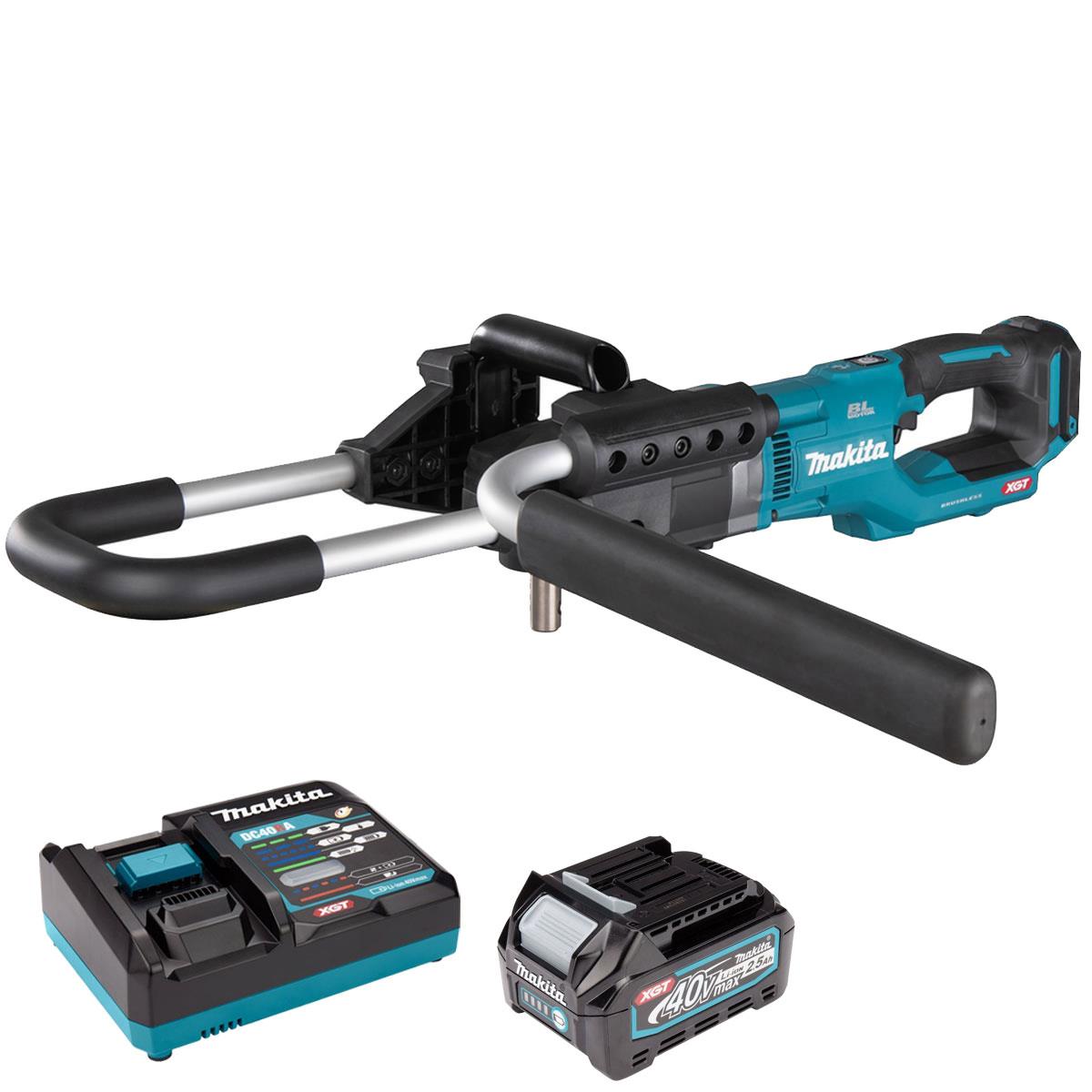 Makita DG002GZ 40V Max XGT Brushless Earth Auger with 1 x 2.5Ah Battery & Charger