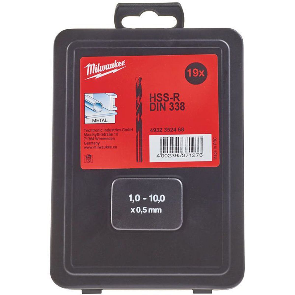 Milwaukee 19 Piece HSS-R Rollforged Metal Drill Bit Set 4932352468