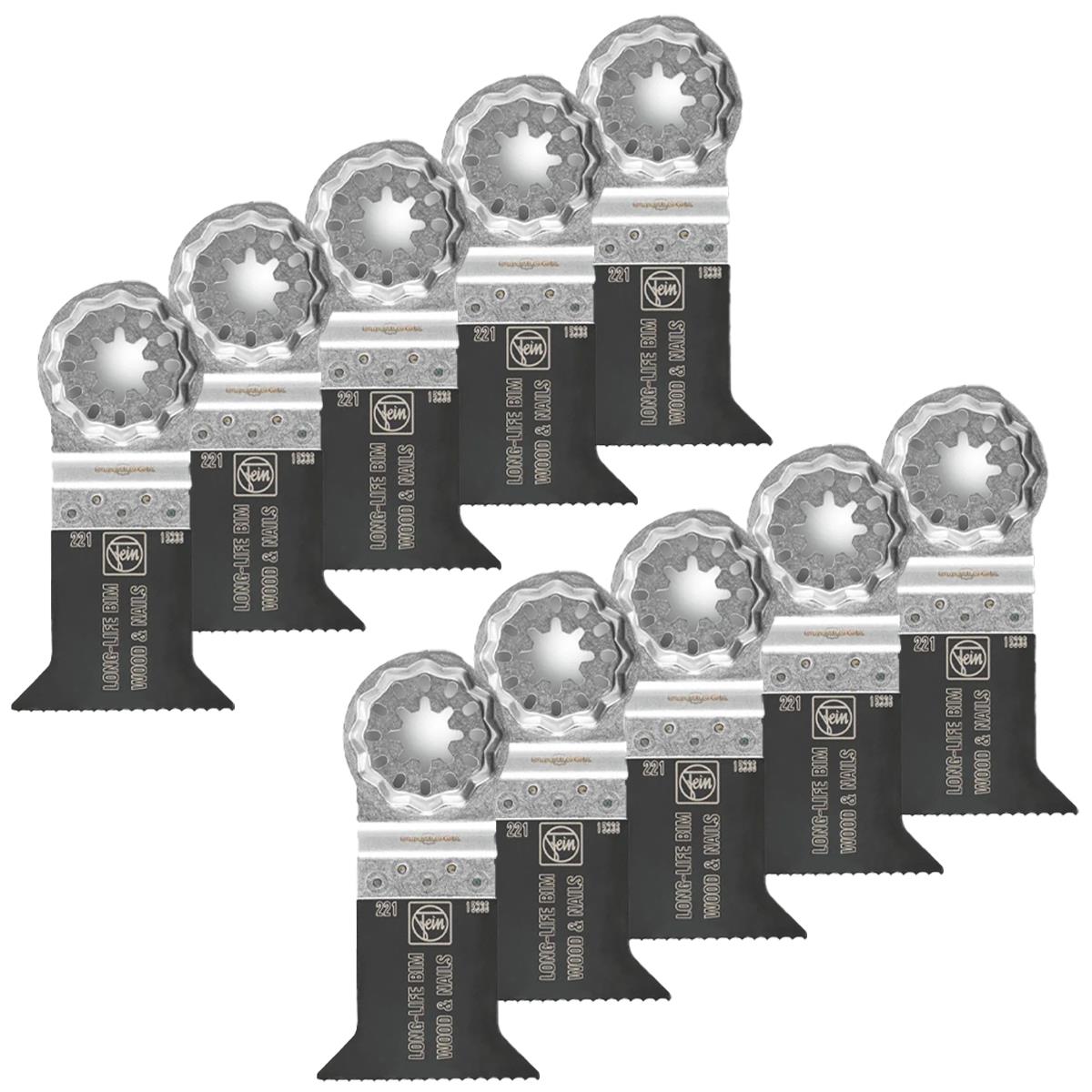 Fein 50mm STARLOCK E-Cut Long-Life BIM Saw Blade 63502221240 Pack of 10