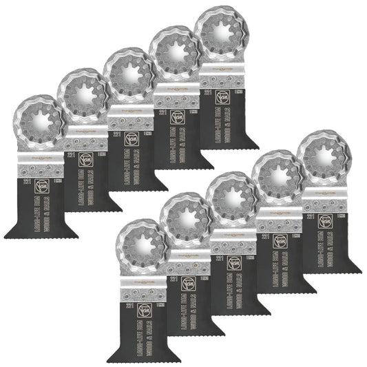 Fein 50mm STARLOCK E-Cut Long-Life BIM Saw Blade 63502221240 Pack of 10