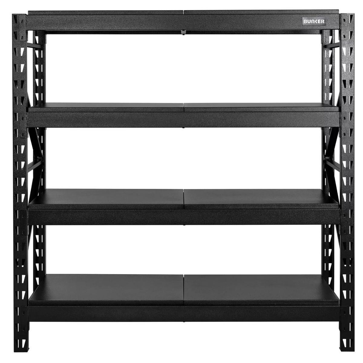 Draper B500-4TM BUNKER 22 Piece 4 Tier Garage Racking System 1600mm Heavy-Duty Steel 24222