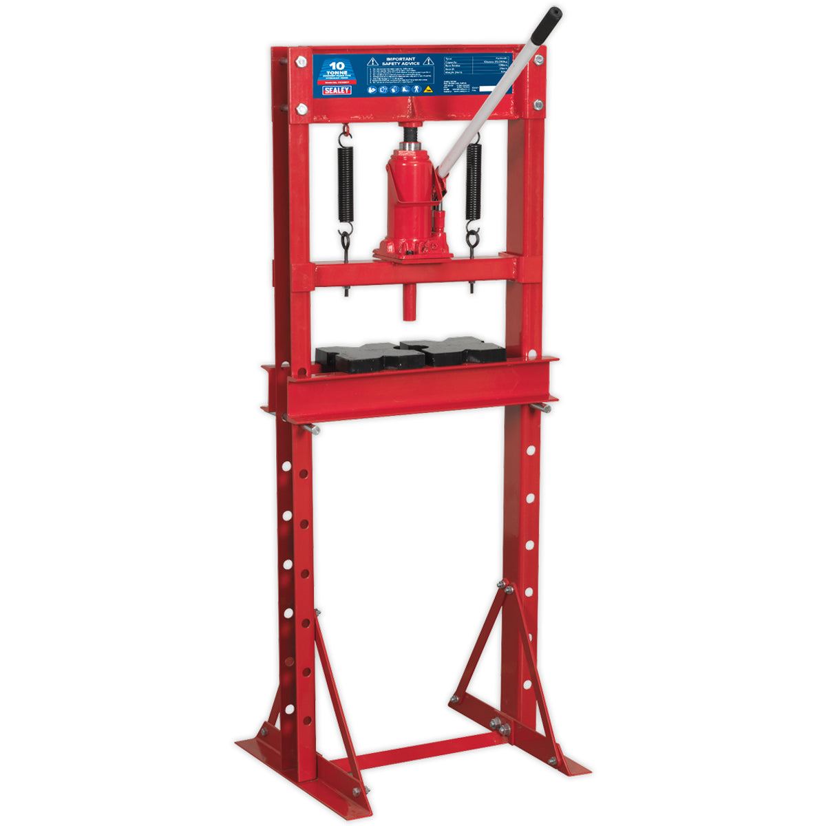 Sealey YK10ECF 10tonne Hydraulic Press Economy Floor Type