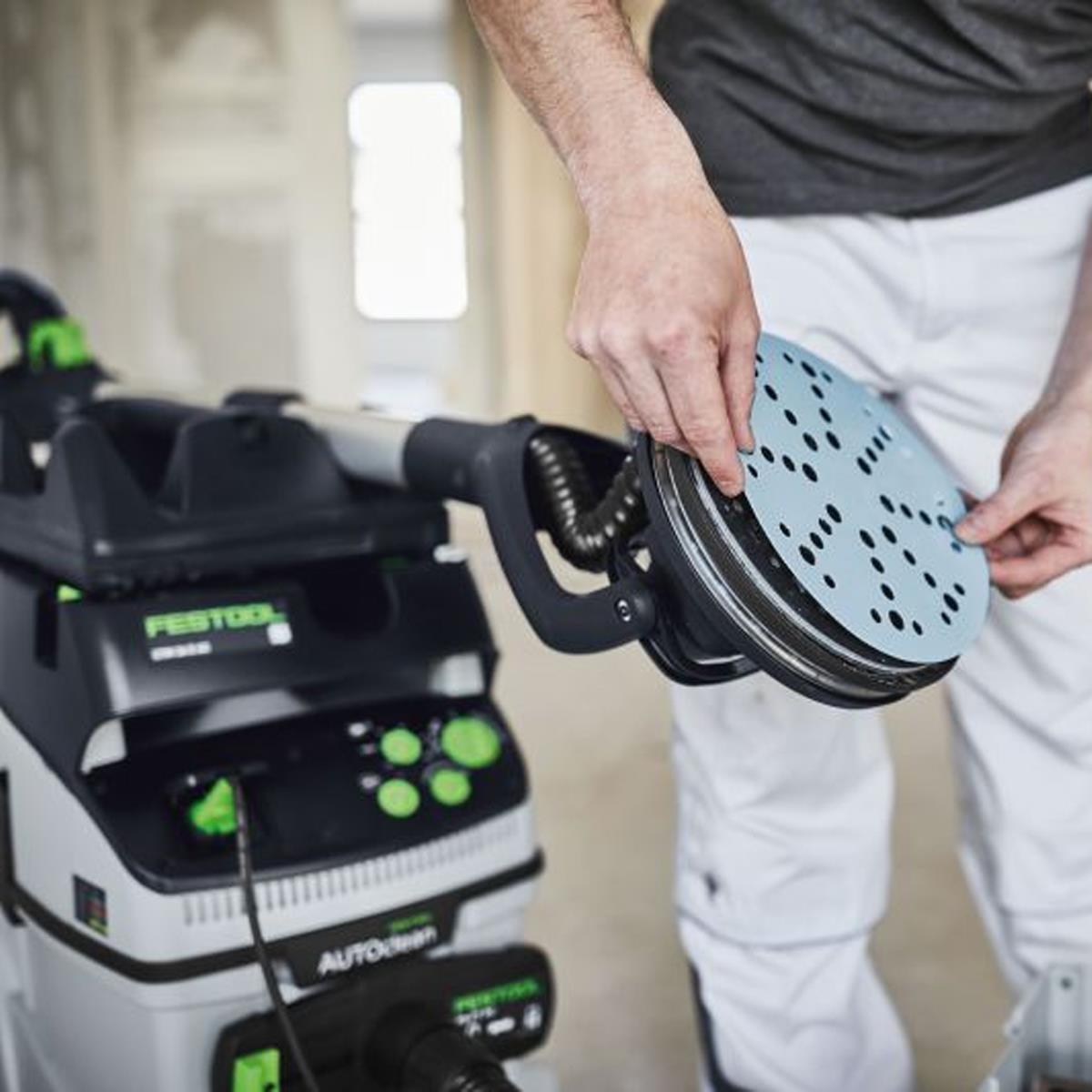 Festool CTM 36 EI AC-LHS 230V GB Mobile Dust Extractor With WHR-CT LHS 2 Tool Holder - 578158