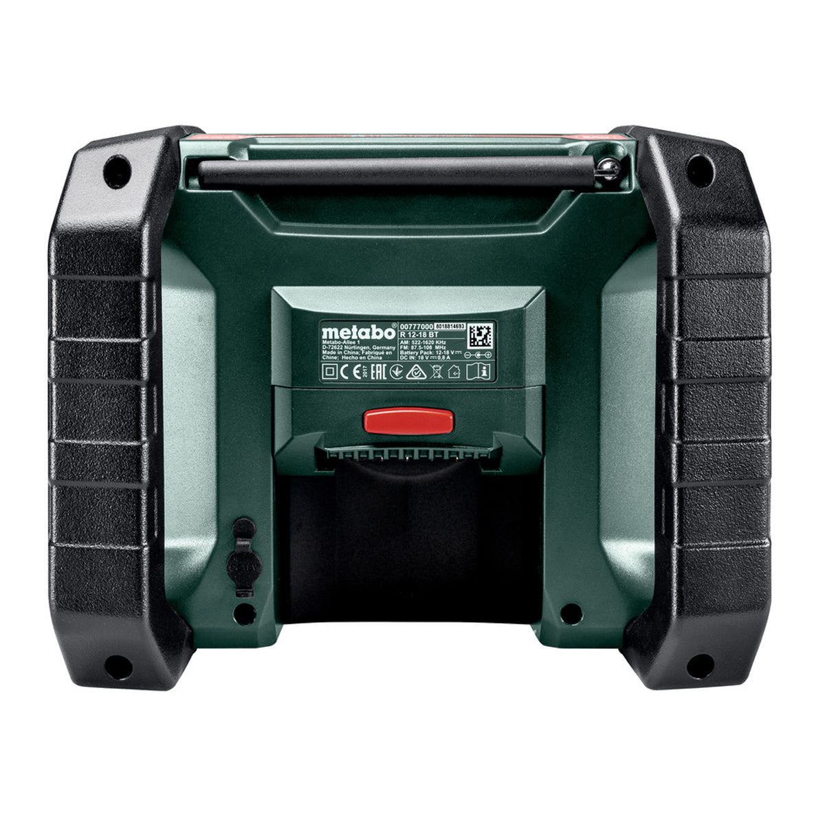 Metabo R 12-18 DAB+ BT 18V Worksite Radio With 1 x 5.5Ah Battery & Charger