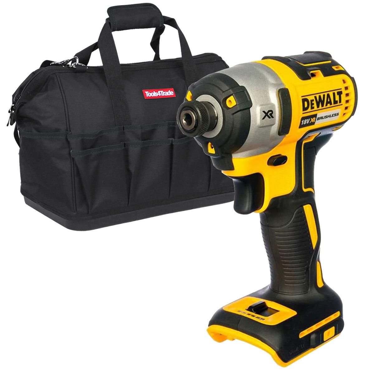 Dewalt DCF887N 18V XR Cordless 3 Speed Brushless Impact Driver with Bag