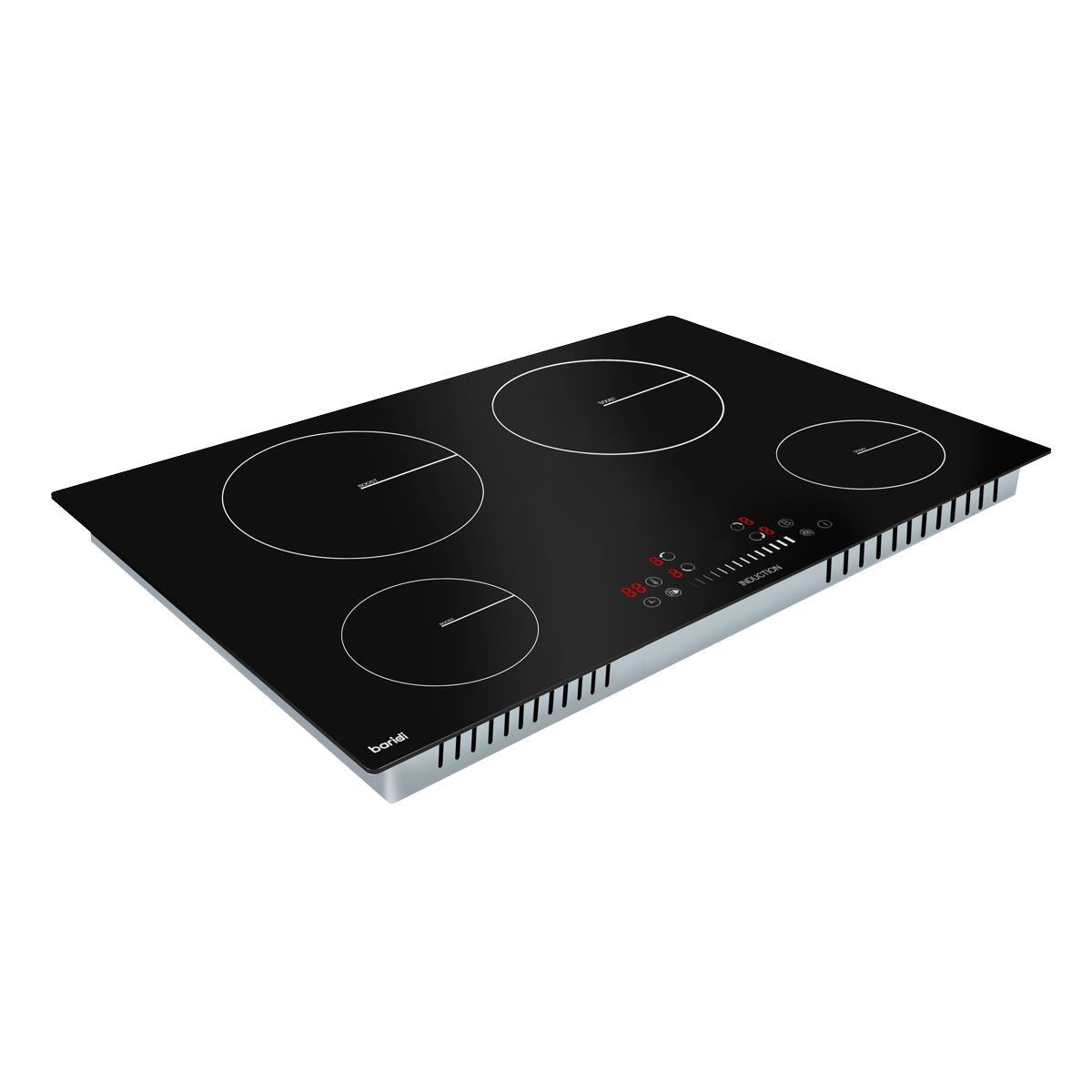 Sealey DH179 Baridi Integrated Induction Hob with 4 Cooking Zones 77cm 7200W Output