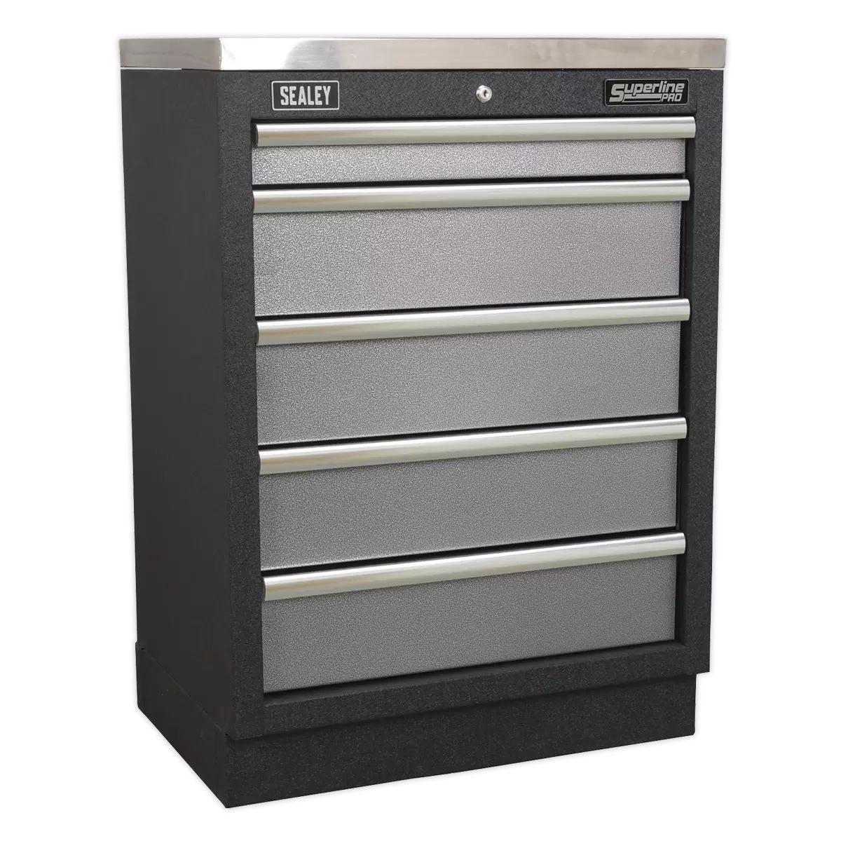 Sealey APMSSTACK01SS Superline PRO 4.9m Storage System Stainless Worktop