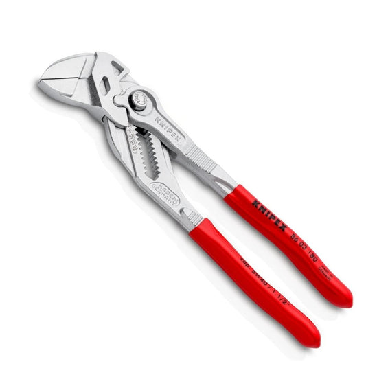 Knipex 180mm Pliers Wrench with Plastic Coated Handles 86 03 180 SB
