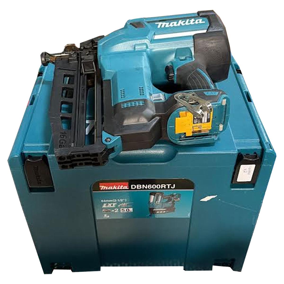 Makita DBN600ZJ 18V LXT Second Fix 16Ga Finishing Nailer Body With Makpac Type 4 Case Item Condition Seller Refurbished