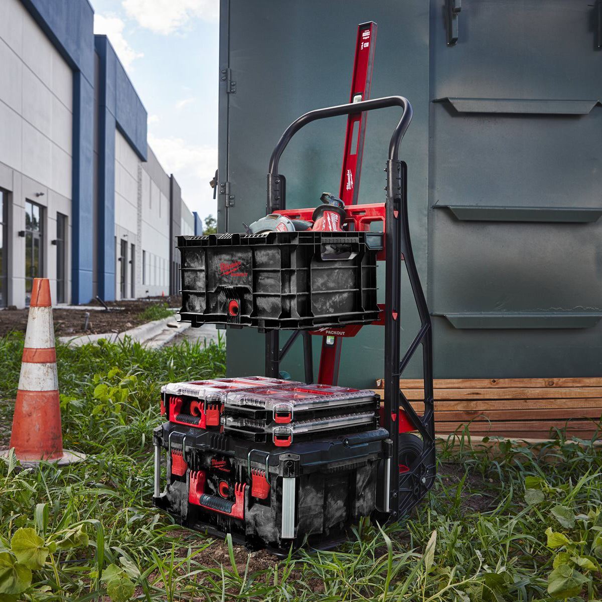 Milwaukee Packout 2 Wheeled Cart with 22