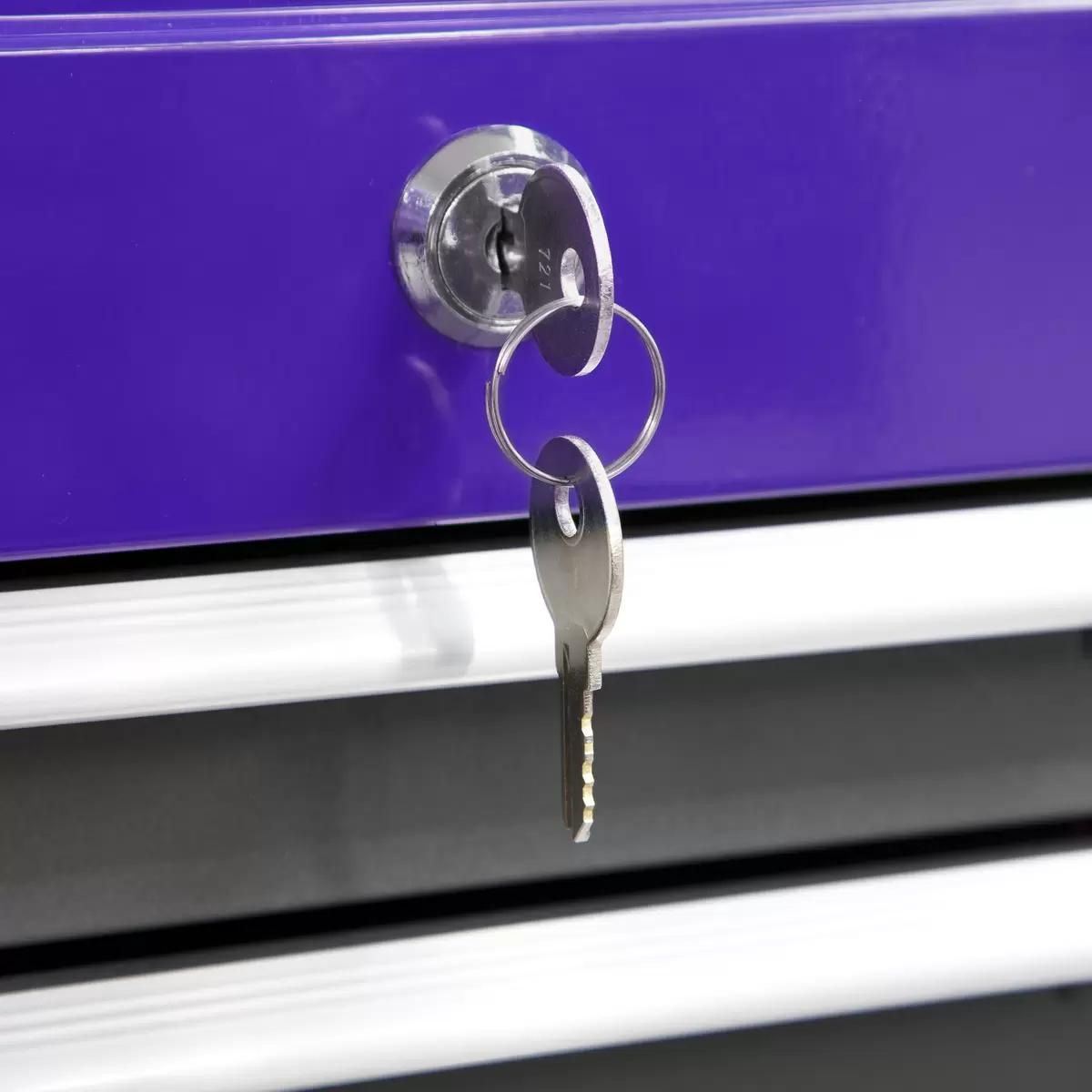 Sealey AP2200BBCP 6 Drawer Topchest & Rollcab with Ball-Bearing Slides