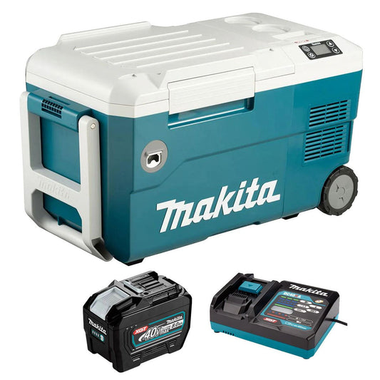 Makita CW001GZ 40Vmax XGT Cordless Cooler and Warmer Box with 1 x 8.0Ah Battery & Charger