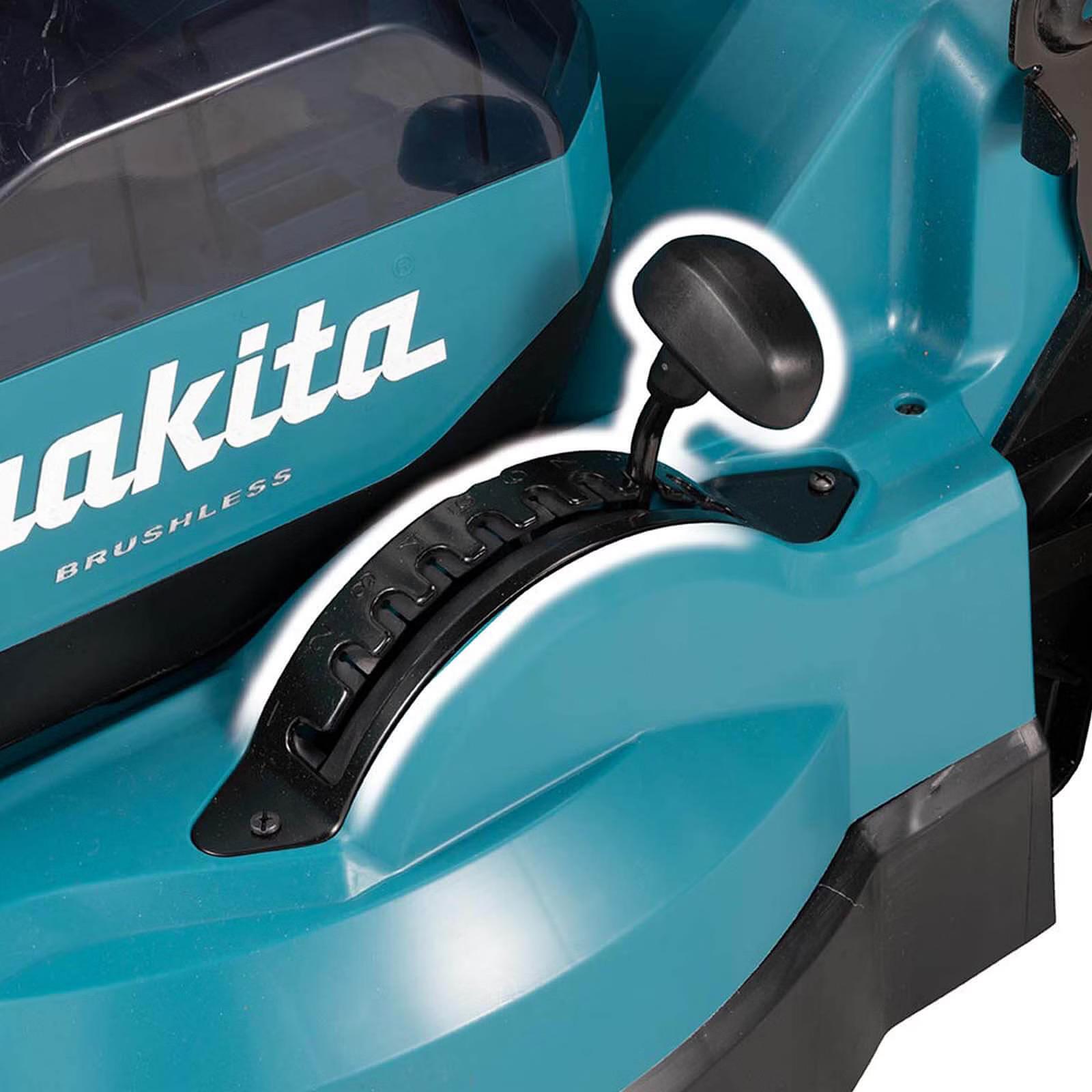 Makita LM002JM101 64V max 53cm Brushless Lawn Mower With 1 x 4.0Ah Battery & Charger Item Condition Damaged Box