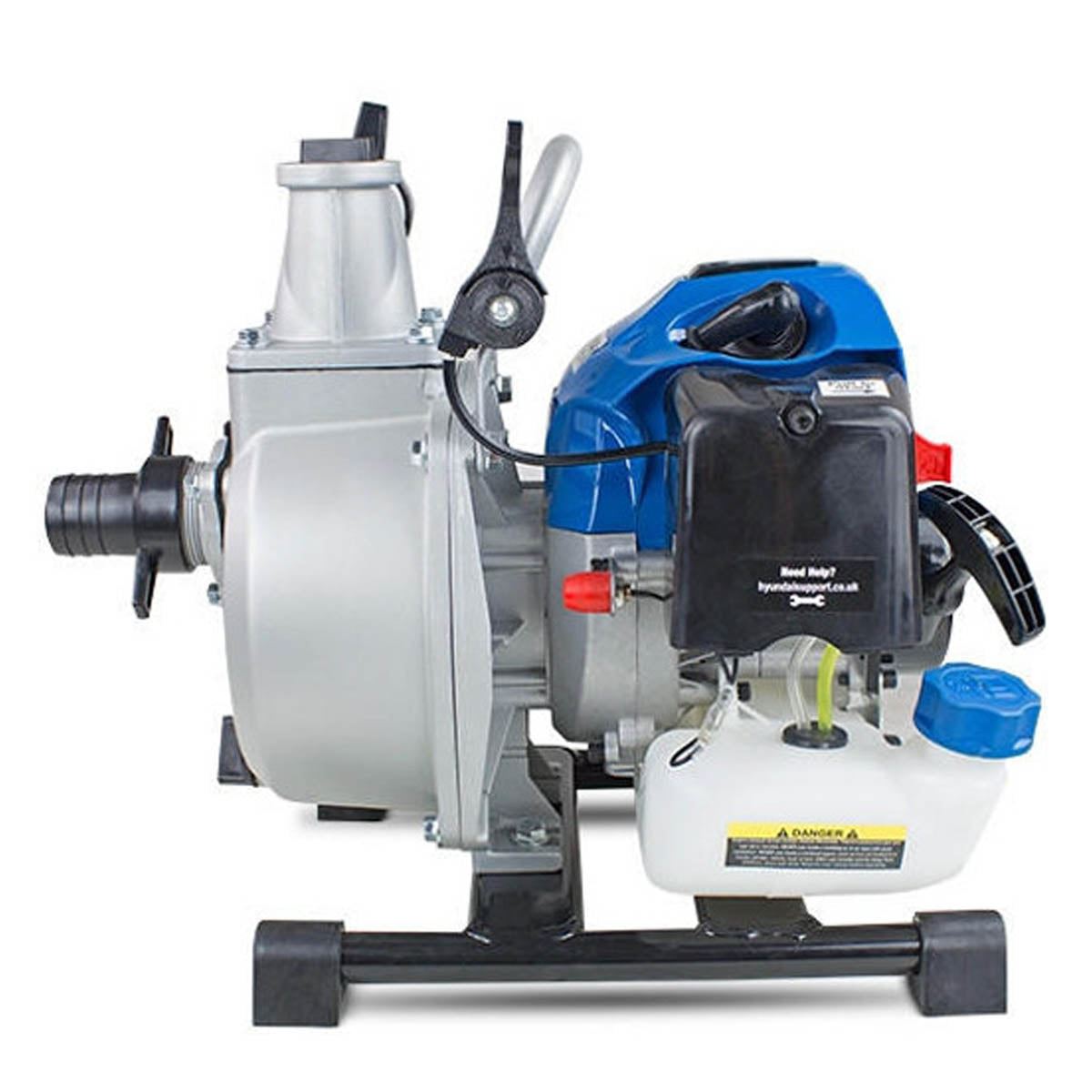 Hyundai HYWP4300X 35mm Petrol Clean Water Pump, Powerful 43cc 2-stroke & 250L/min Flow Rate