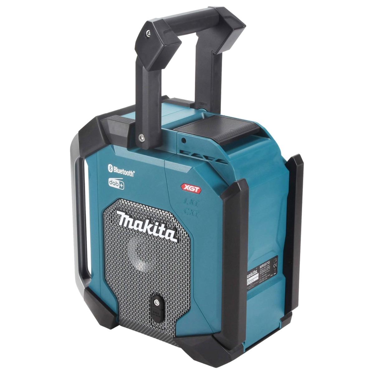 Makita MR007GZ 40V XGT DAB/DAB+ Job Site Radio With Bluetooth With 1 x 4.0Ah Battery & Charger