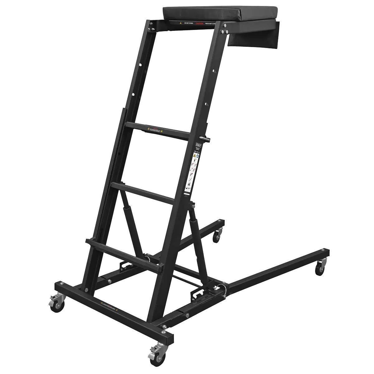 Sealey SCRT01 Topside Engine Bay Creeper Comfortable & Adjustable Mechanic's Tool for Easy Engine Access