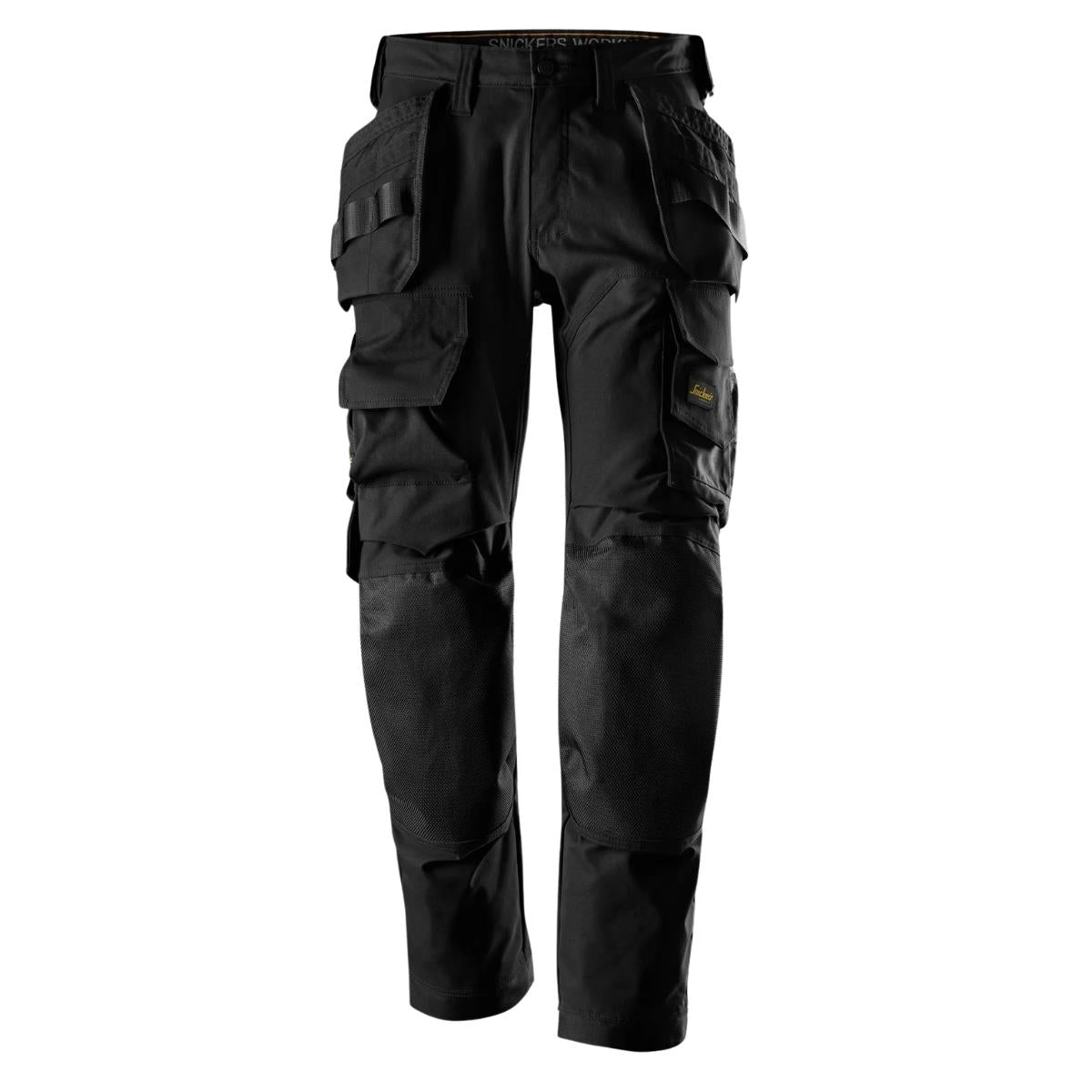 Snickers AllroundWork Floorlayer Trousers with Holster Pockets Black - 32