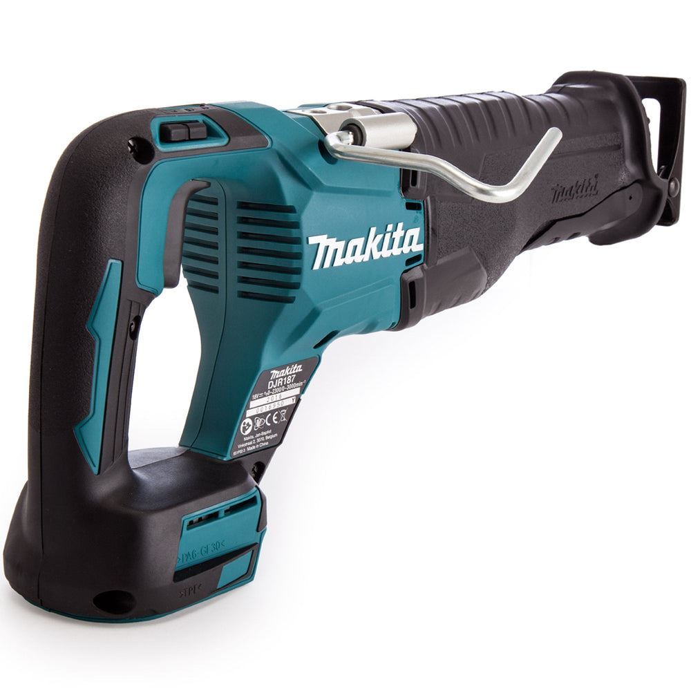 Makita DJR187Z 18V LXT Cordless Brushless Reciprocating Saw with 1 x 6.0Ah Battery & Charger