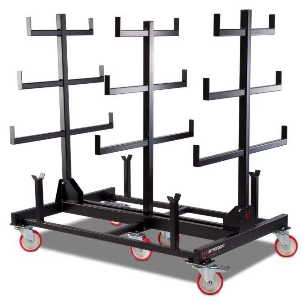 Armorgard PR2 Mobile Piperack Wheeled Storage with 2 Tonne Capacity for Pipes 1560mm x 1010mm x 1570mm