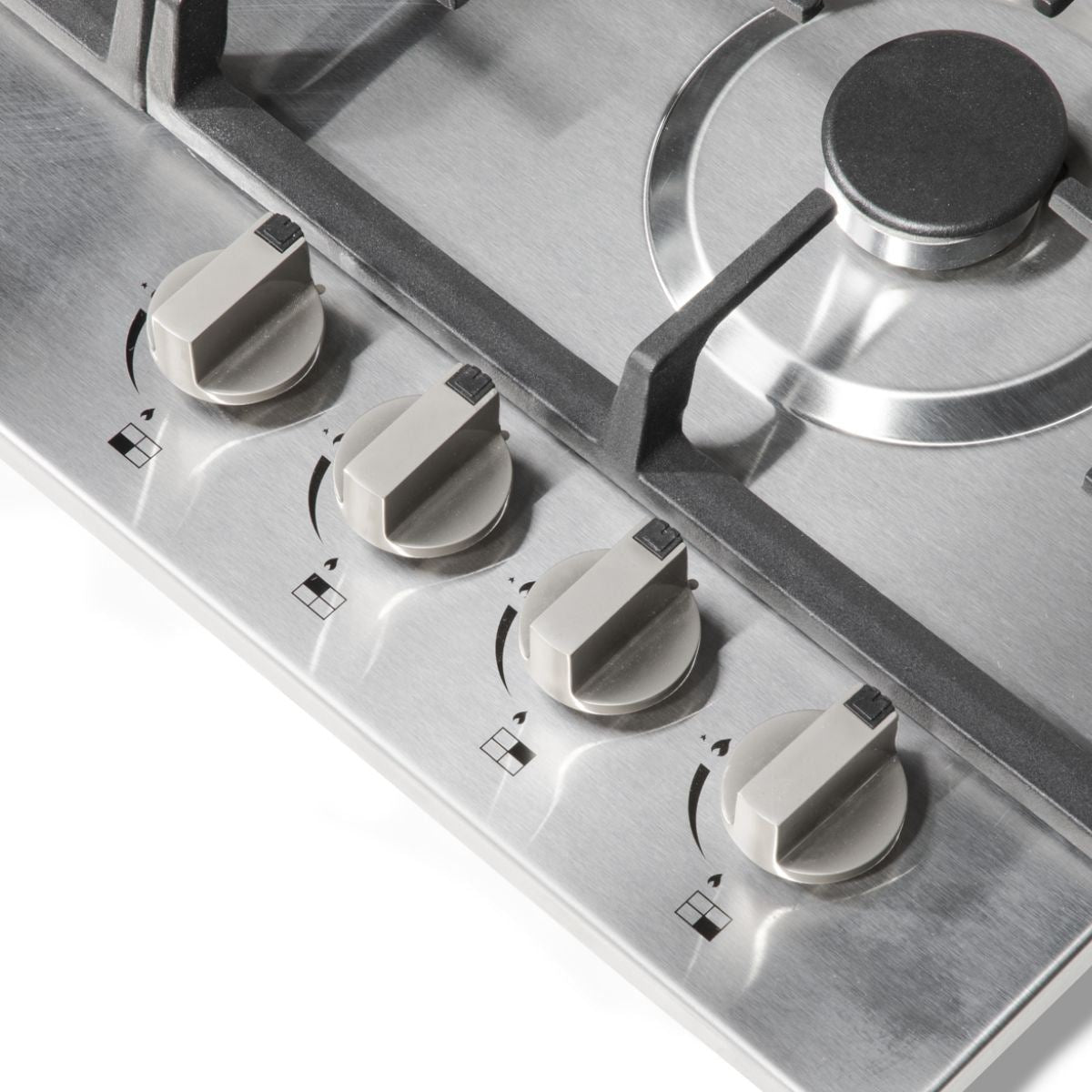 Sealey DH225 Baridi Gas Hob with 4 Cooking Zones 60cm Stainless Steel