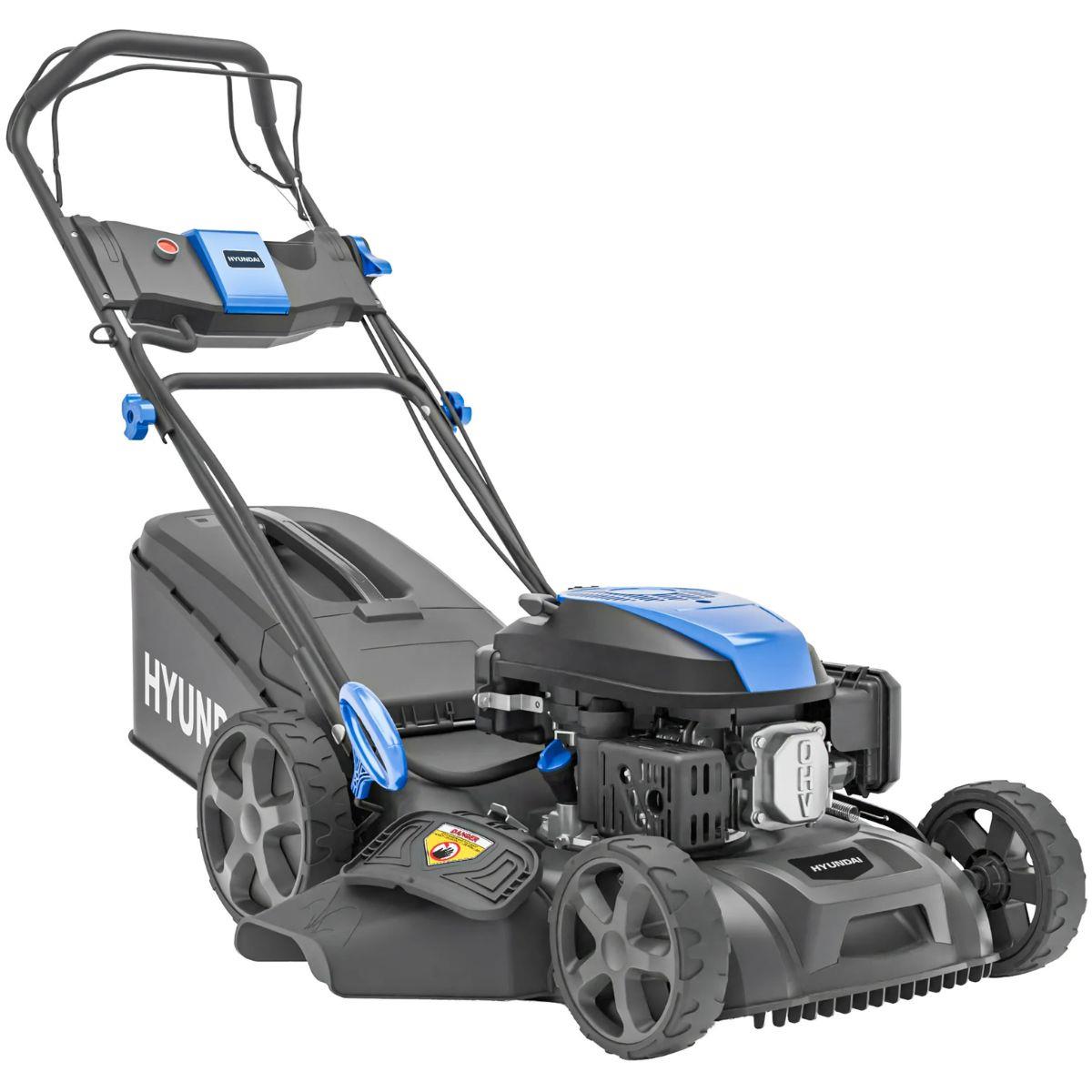 Hyundai HYM22200SPEX 56cm Electric Start Self-Propelled 3-in-1 Petrol Lawnmower