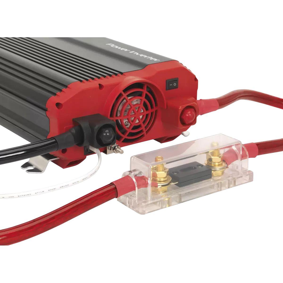 Sealey PI1500 1500W Power Inverter Modified Sine Wave 230V