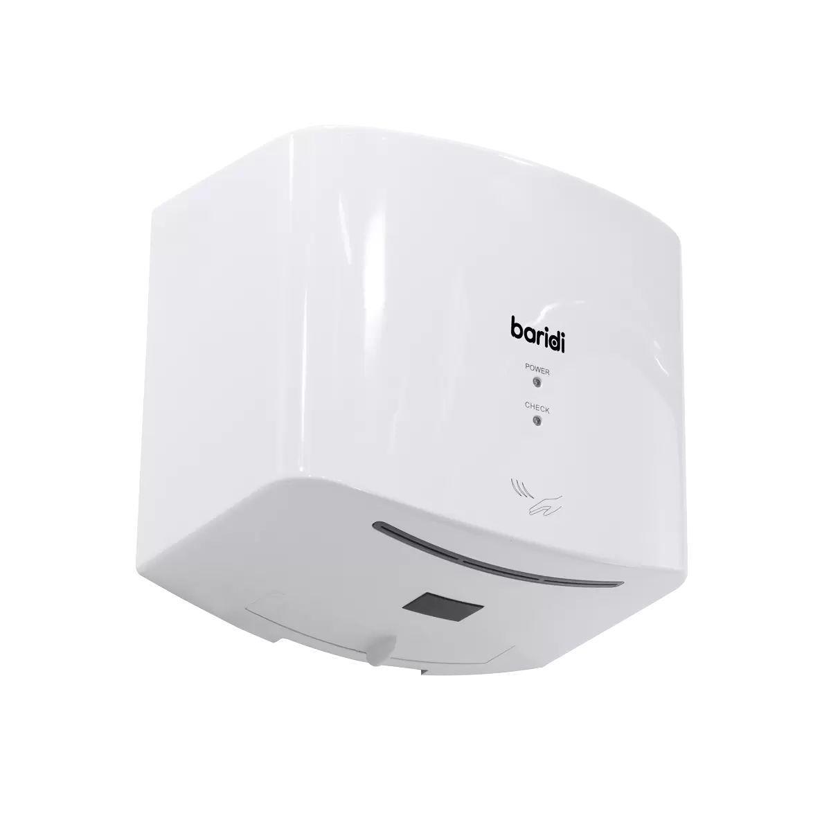 Sealey DH378 Baridi High Speed Hand Dryer with Auto Sensor 1400-1650W/230V White