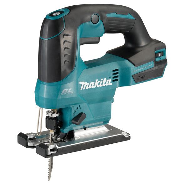 Makita DJV184Z 18V Brushless Top Handle Jigsaw With 1 x 5.0Ah Battery, Charger & Bag
