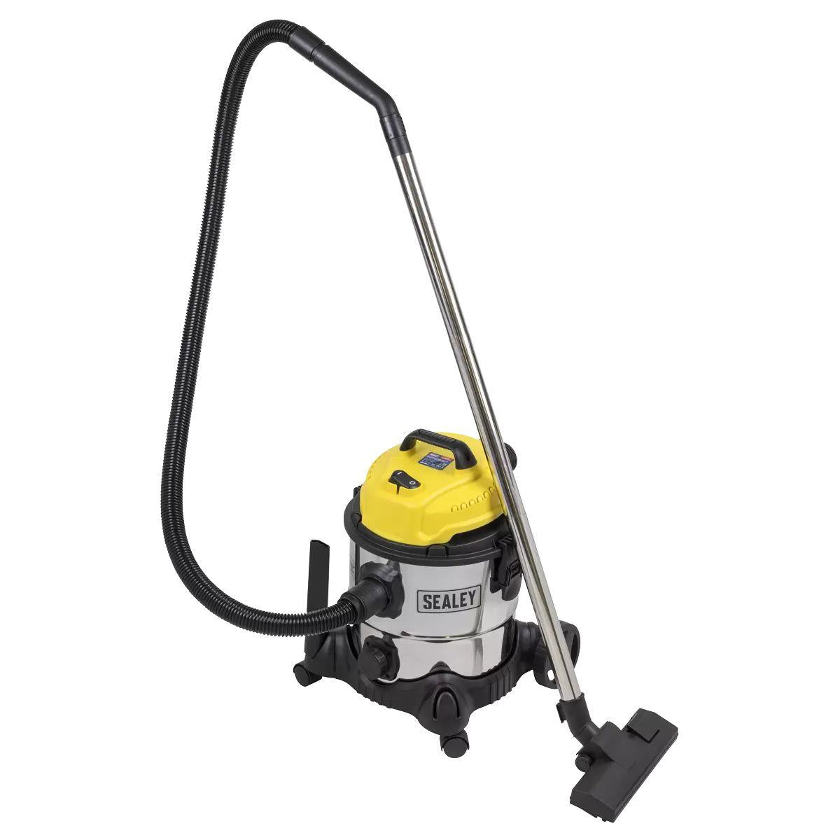 Sealey PC200SD110V Wet & Dry 20L Vacuum Cleaner 110V/1250W