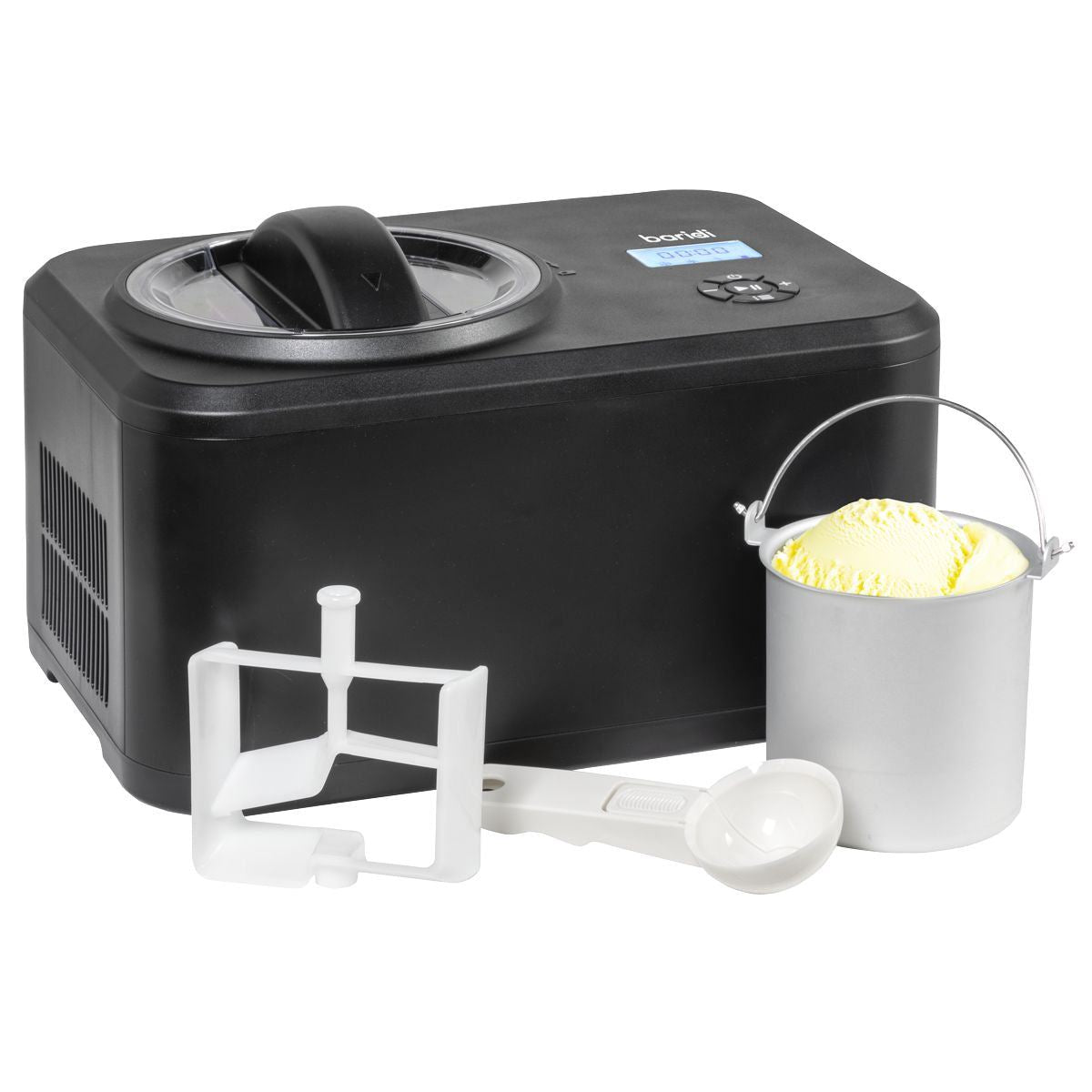 Sealey DH240 Baridi Automatic Churning Ice Cream Machine 1.5L Capacity Black 230V