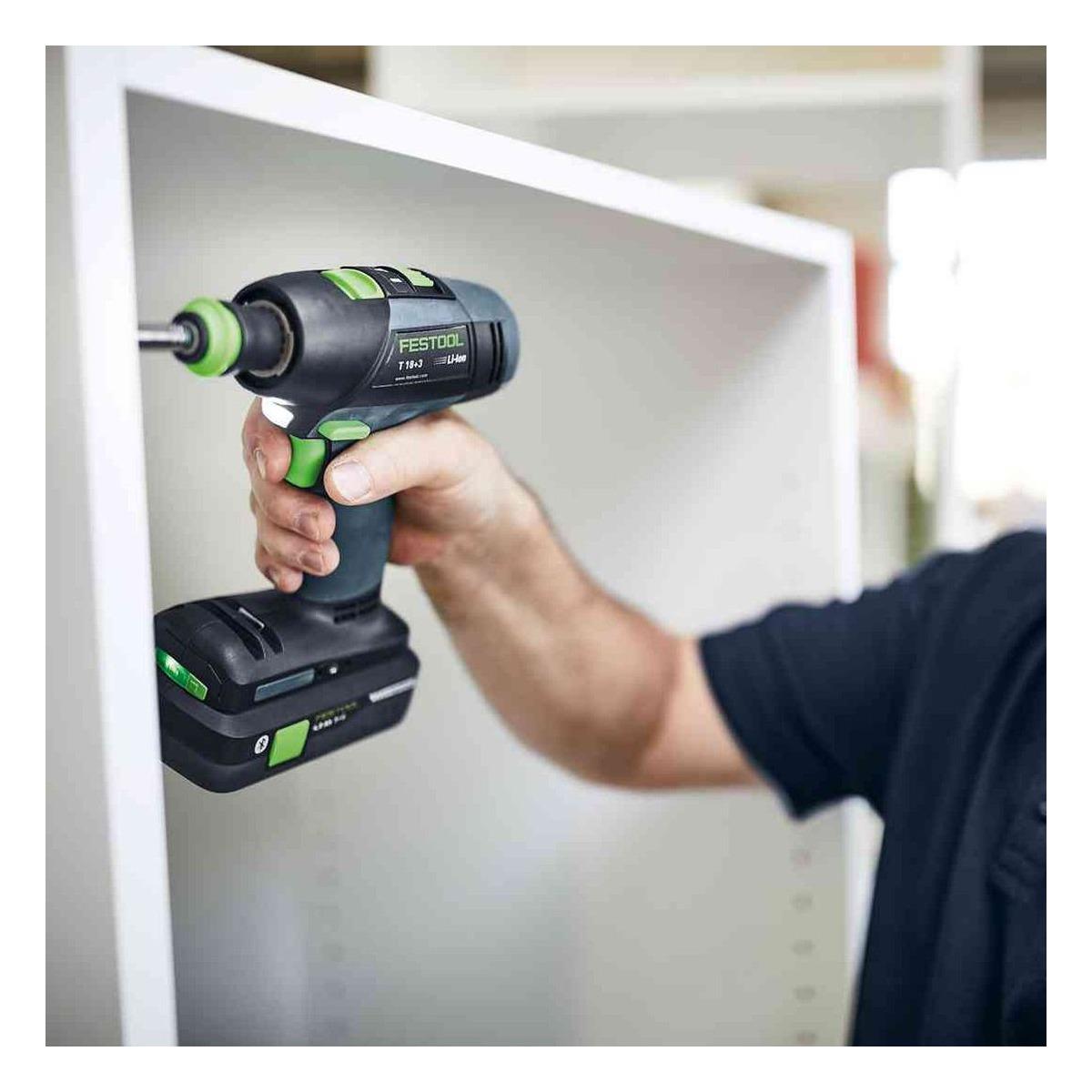 Festool TID 18 HPC4,0I-Set T18GB 18V Brushless Impact Driver & Screwdriver Twin Set with 2 x 4.0Ah Battery, Charger & Case 577245