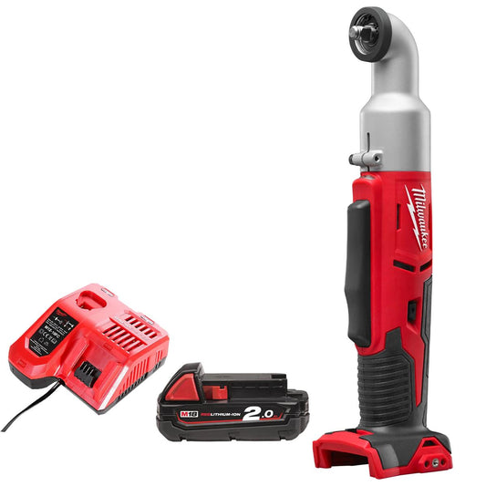 Milwaukee M18BRAIW-0 18V Right Angle Impact Wrench With 1 x 2.0Ah Battery & Charger