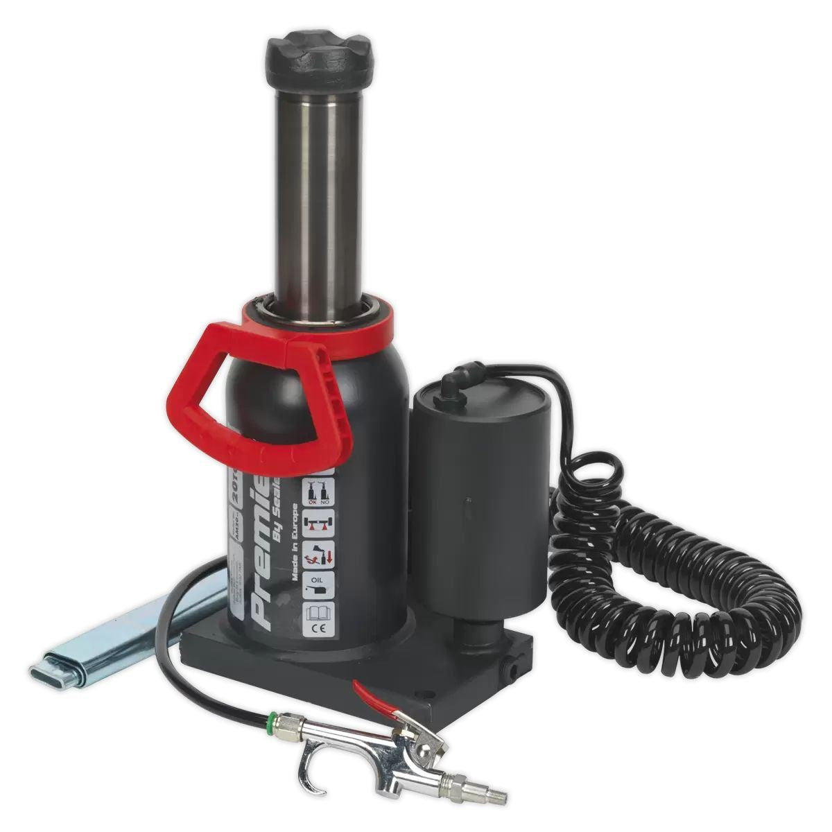 Sealey AM20 20tonne Manual/Air Hydraulic Bottle Jack