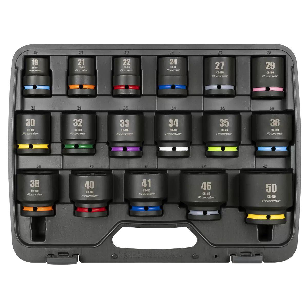 Sealey AK8892M Premier Impact Socket Set 3/4