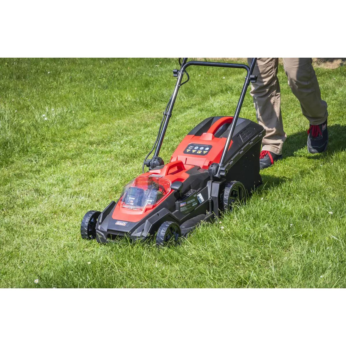 Sealey CP40VLMKIT 40V 40cm Cordless Lawn Mower Kit With 2 battries & charger