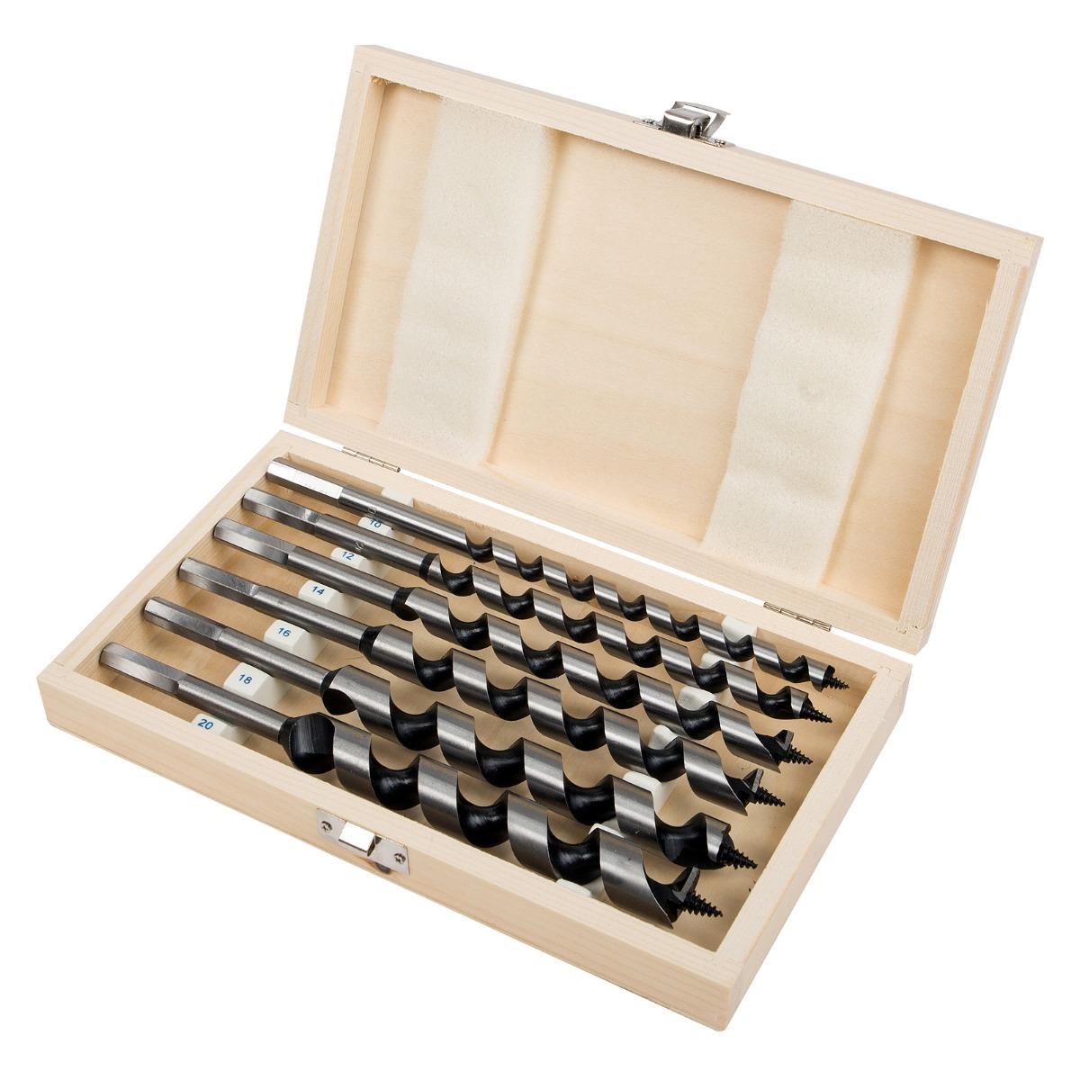 Excel 6 Piece Auger Bit Set 10, 12, 14, 16, 18, 20 x 235mm