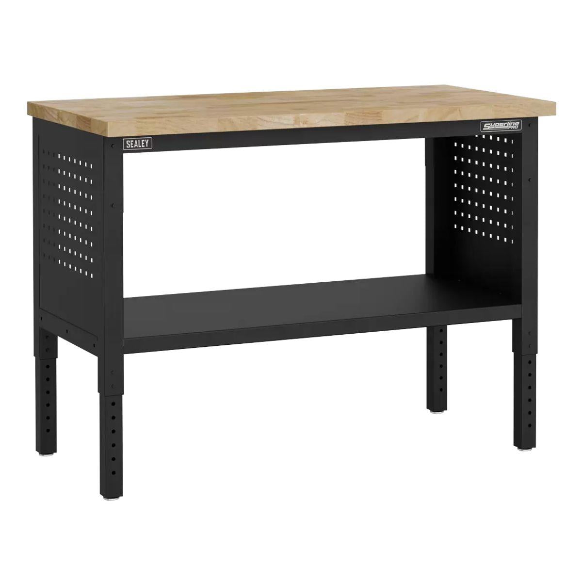 Sealey APMWB50COMBO2W Superline PRO Modular Workbench with 4 Drawers Wooden Worktop 1265mm