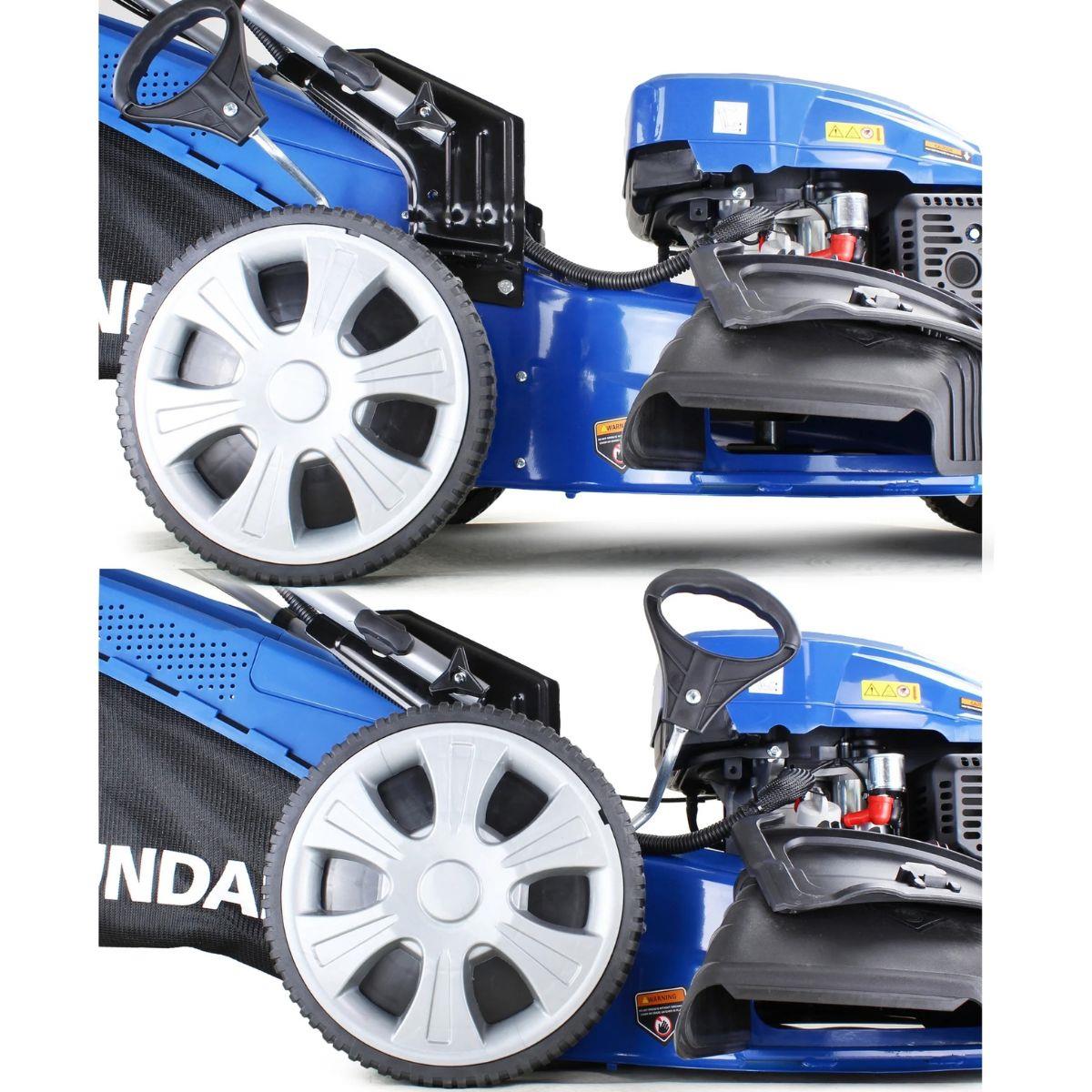 Hyundai HYM530SPEX 224cc 53cm Electric-Start Self-Propelled 4-in-1 Petrol Lawnmower