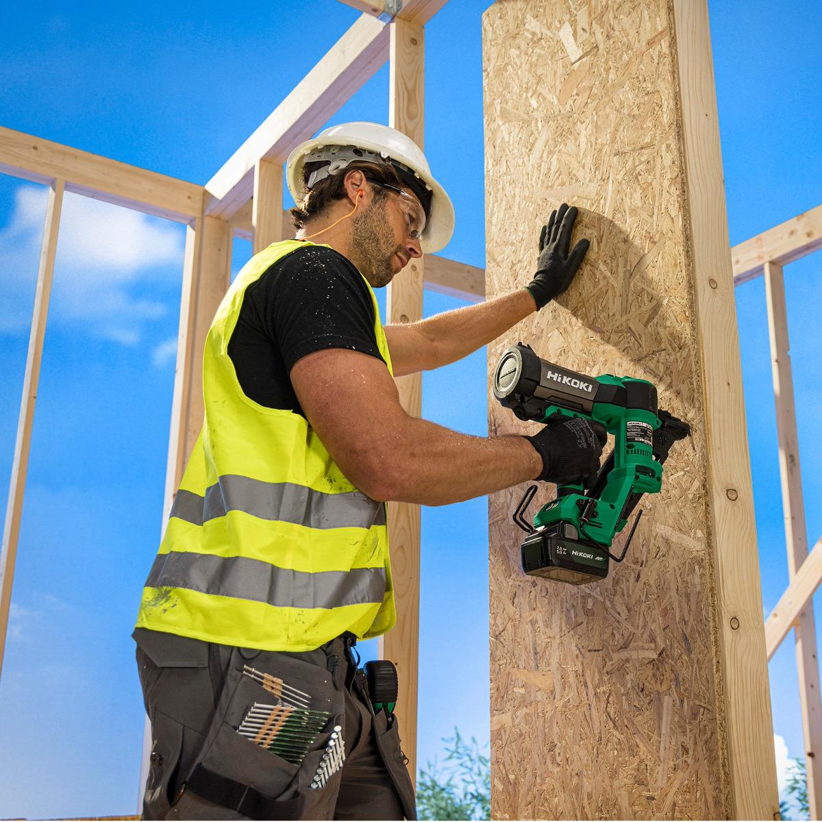 HiKOKI NR1890DCB 18V 90mm Brushless Speed Series First Fix Framing Nailer Body Only in Case