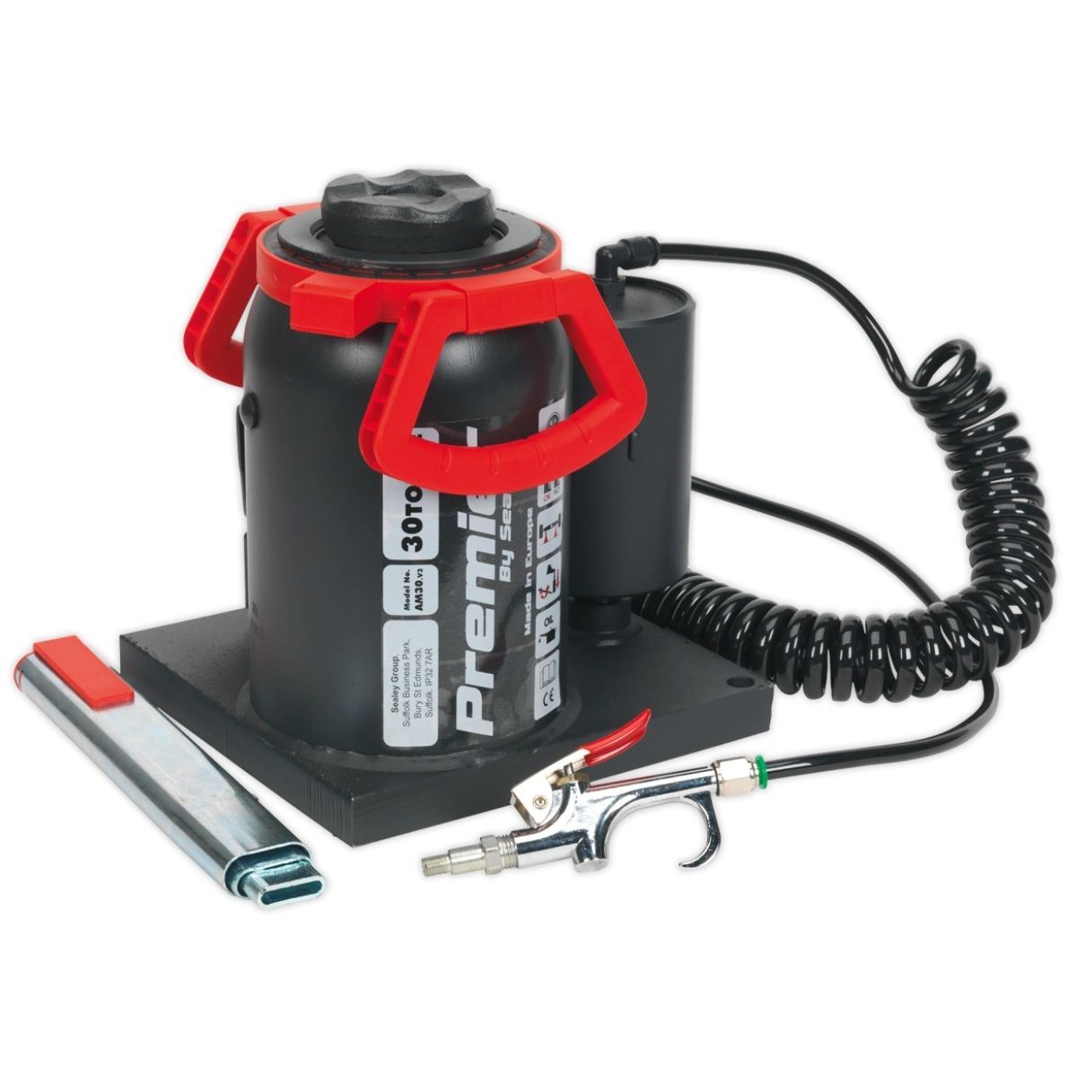 Sealey AM30 Bottle Jack 30 Tonne Manual/Air Hydraulic