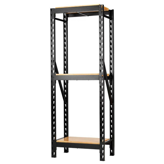 Draper MS400-27-14PC W BUNKER Modular 3 Tier Racking with Hardwood Shelving 750mm 32465