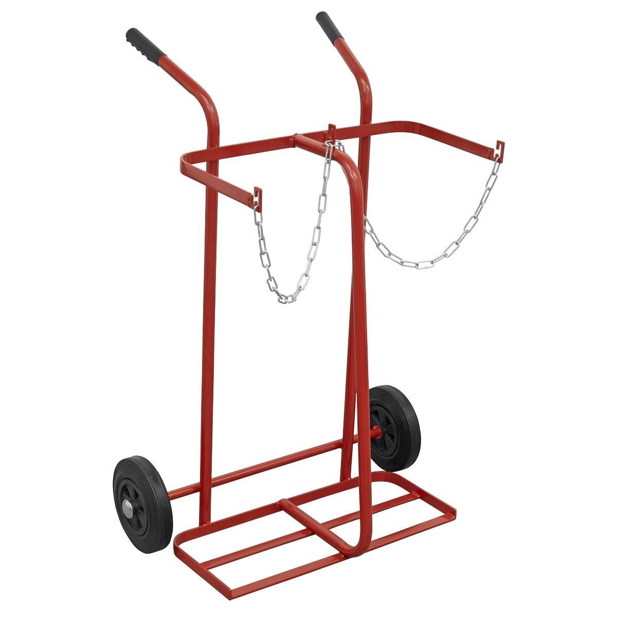 Sealey ST28/B Welding Bottle Trolley -2 Bottle
