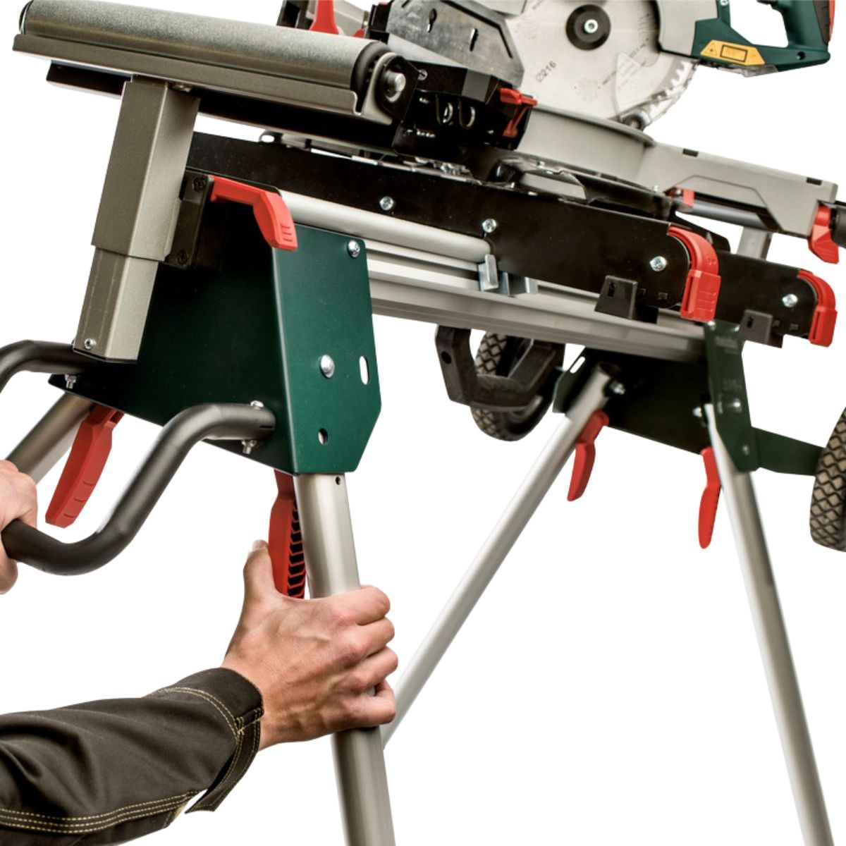 Metabo KSU 401 Extendable Mitre Saw Stand with Trolley Function 629006000