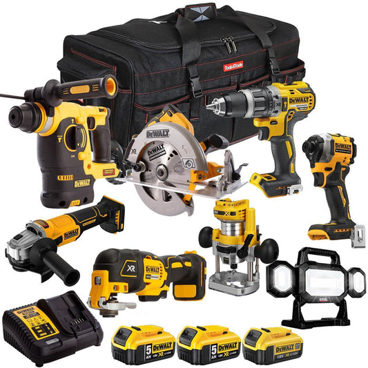 Dewalt 18V 8 Piece Combo Kit with 3 x Batteries & Charger T4TKIT-2029