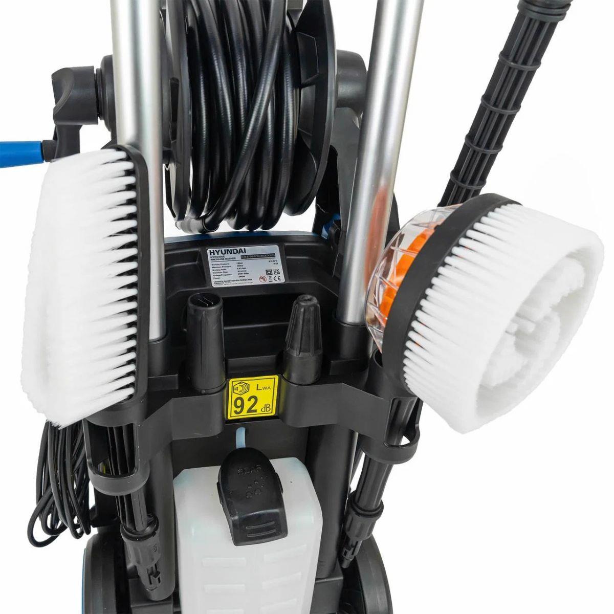 Hyundai HYW2400E Electric Pressure Washer 8L/min 2400W/240V High-Performance Jet Wash with Hose & Attachments