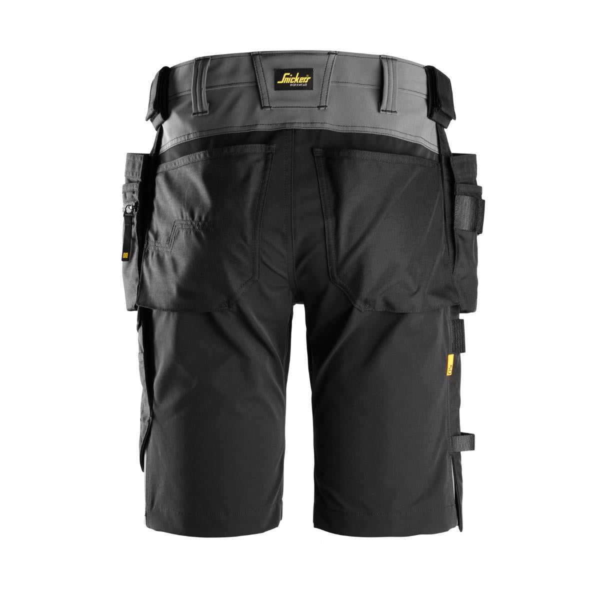 Snickers AllroundWork 4-Way Stretch Shorts with Holster Pockets Steel Grey - 31