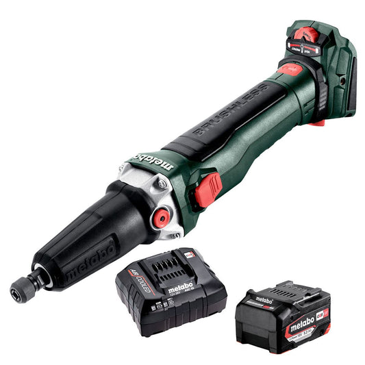 Metabo GVB 18 LTX BL 11-28 18V Brushless Die Grinder with 1 x 5.2Ah Battery & Charger