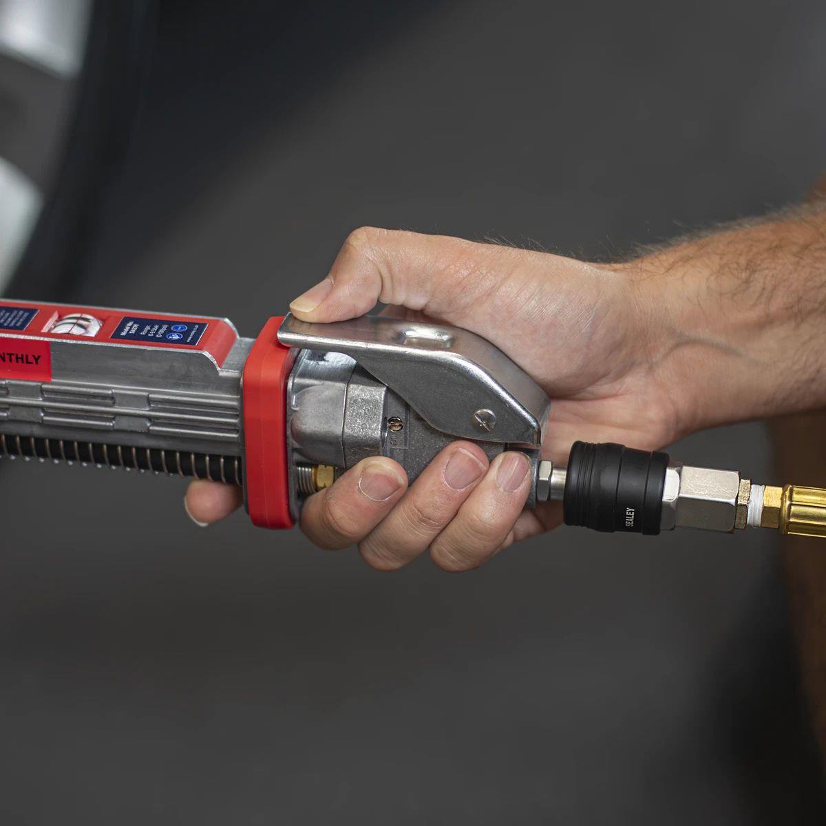 Sealey SA371 Tyre Inflator with 0.5m Hose & Twin Push-On Connector